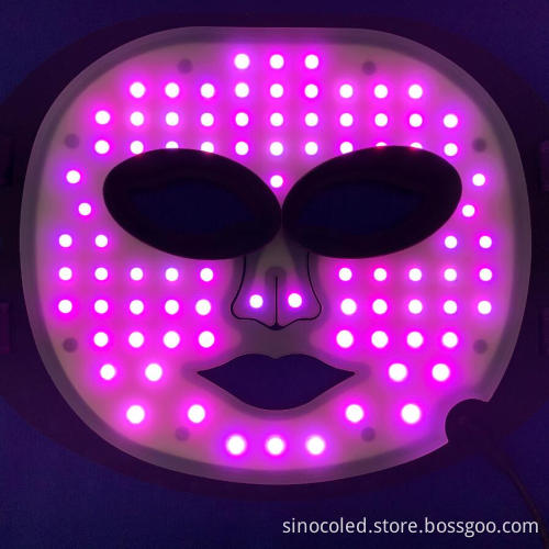 LED Lighting Facial Mask with Chinese Medicine for Beauty Care